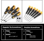 Steelhead 87 Pcs Tool Set Handle Magnetic Screwdrivers Yellow/black. Fixed Price $32.19.