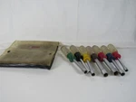 Vintage Craftsman 7PC Nutdriver Set Sae 3/16 - 1/2 Usa Nice Clear Acetate Handle. Fixed Price $23.00.