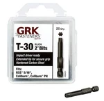 GRKT-30 In. Star Carbon Steel 0.25 Hex Shank Impact Power Bit,box Of 22. Fixed Price $70.00.