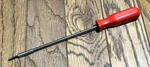 Mac Tools Hex Allen 1/8" Flex Shaft Carburetor Screwdriver Red. Fixed Price $18.00.