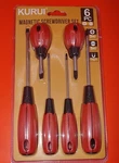 Kurui Magnetic Screwdriver Set 6-PIECE Tool 3 Phillips And Flat Head. Fixed Price $10.00.