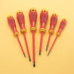 Felo Ergonic Insulated 6 Piece Slotted & Phillips Screwdriver Set. Fixed Price $61.18.