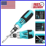 2PC 12-IN-1 Ratcheting Screwdriver Set, S2 Steel For Home Improvement. Fixed Price $37.99.
