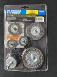 6PC Wire Wheels & Cup Brush Set - Item #01341. Fixed Price $9.99.
