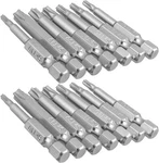 WOLFRIDE14PCS 5 Point Torx Security Bits Magnetic Star Tamper Proof. Fixed Price $15.16.