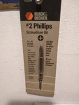 Black & Decker U1374 #2 Phillips Screwdriver Bit. Fixed Price $6.00.