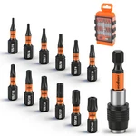 Horusdy Tamper Proof T5-T40, 2.1" Self-locking Quick Change, Black & Orange. Fixed Price $13.18.