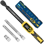 Yiyeie Digital Torque Wrench 3/8" Drive 5-99.5 Ft-lb Ft.lb, Yellow. Fixed Price $93.99.
