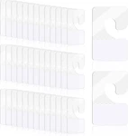 Giantree 200 Pcs Clear Self Adhesive Tabs Hooks, Heavy Duty J-hook Hanging. Fixed Price $18.99.