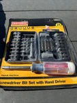 Sears Craftsman Professional Screwdriver Bit Set Hand 31PC Usa 25647 Nos. Fixed Price $64.95.