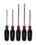 Craftsman Screwdriver Set 5 Pc Slotted Phillips Cushion Grip Usa 47217. Fixed Price $42.98.