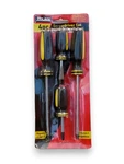 Tool Box 4PC Screwdriver Set With Magnetic Tips #60536. Fixed Price $9.50.