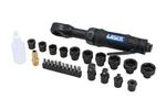Laser Tools Go Thru Air Ratchet Impact Socket & Bit Set Max Torque 54NM 9016. Fixed Price $394.35.