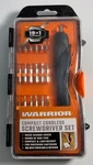 Warrior 19 In Compact Cordless Screwdriver Set. Fixed Price $13.99.