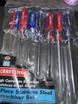 Sears Craftsman Usa Nos 41519 Stainless Steel 8PC Screwdriver Set Ultra Rare. Fixed Price $399.00.