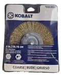Kobalt 4" Coarse Wire Wheel Brush - New 0323653. Fixed Price $12.00.