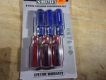 New Master Mechanic 6PC. Precision Screwdriver Set # 103537. Fixed Price $7.00.