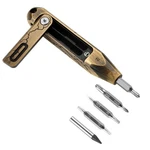 Otacle D1 Cracked Brass Small Edc Multi Bit Pocket Screwdriver 8 Mini Preci. Fixed Price $58.17.