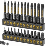 Amartisan Torx Bit Set, 24-PIECE S2 Steel, 1" & 2.3" Long T5 T40, Security, Ta. Fixed Price $14.81.