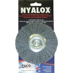 Dico Nyalox 4 In. Grey Coarse Drill-mounted Brush 7200036. Fixed Price $17.14.