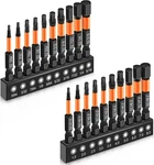 20PCS Premium Hex Bit Set, Impact Allen Wrench Drill (metric&sae) 1/4. Fixed Price $9.99.