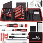 Strebito Precision Screwdriver Set Multi-bit 191-PIECE, Red. Fixed Price $54.78.