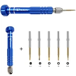 5-IN-1 Multifunctional Small Screwdriver, Ptslkhn S2 Steel Magnetic Blue 5IN1. Fixed Price $9.02.