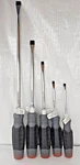 New Proto Tools 5PC Flat Slotted Screwdriver Set. Fixed Price $49.99.