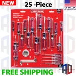 Craftsman 25 Piece Acetate Assorted Screwdriver Set New. Fixed Price $59.79.