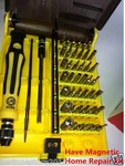 Magnetic 45 In 1 Screwdriver Tweezer Repair Tool For Iphone/cellphone/tablet/pc. Fixed Price $13.99.