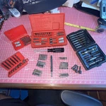 Sears Craftsman Usa Power Screwdriver Nutdriver Set Lot 43373 Metric Sae 25654. Fixed Price $44.47.