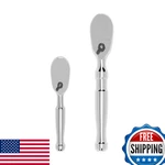 Tekton 1/4 3/8 Inch Drive Non-quick-release Stubby Ratchet Set 2-PIECE 4-1/2. Fixed Price $119.75.