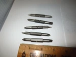 Pack Of 5 Replacement Bits For Multitool, Screwdriver, #2 Phillips, 1/4" Slotted. Fixed Price $10.00.