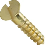 #4 Slotted Drive Flat Head Countersunk Solid Brass Wood Screws Deep Coarse. Fixed Price $95.61.
