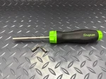 Snap On Green Soft Grip Ratcheting Screwdriver Magnetic Shank SGDMRC4AG New. Fixed Price $99.99.