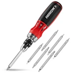 Arrow 12-IN-1 Multi Ratcheting Screwdriver Stubby W/bits. Fixed Price $25.99.