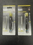 2-KLEIN Tools Pocket 13-IN-1 Screwdriver 32611P New+free Shipping!!!!!!!. Fixed Price $26.99.