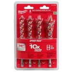 Milwaukee Elec Tool 48-13-0400 4PC Wd Bit Spd Feed Set,. Fixed Price $28.40.