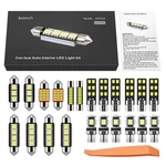Justech 22PCS Can-bus Error Free Led Smd Bulbs Kit Set Spare Parts For Car Inte. Fixed Price $27.44.