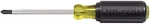 Klein Tools 603-4 Screwdriver, Made Usa, #2 4&APOS;&APOS;, Black/yellow. Fixed Price $16.20.