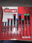Sears Craftsman Usa Sexy 10PC Precision Mini Screwdriver Rare Package 41633 Nos. Fixed Price $119.00.