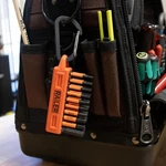 Screwdriver Bit Holder Storage Organizer Railer 20 Hole Orange Tools. Fixed Price $16.28.