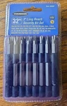 Warrior 32 Pc. 3" Long Reach Security Bit Set 68460. Fixed Price $20.00.