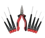 Wiha 7PC Precision Slotted & Phillips Screwdriver Set + 6.3" Pliers (26190). Fixed Price $47.03.