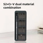 Deli DL24025 25-PIECE Screwdriver Set W/ Box Case, Gray Polished Finish. Fixed Price $26.00.