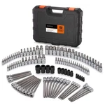 107PIECE And Torx Bit Socket Set 1/4" 3/8" 1/2" Drive Hex/ball End. Fixed Price $145.37.