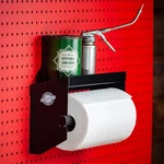 Paper Towel Holder With Shelf, Accessory Kit Heavy Duty. Fixed Price $49.85.