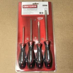 Craftsman 4-PC Screwdriver Set 2-PHILLIPS No. & 2, 2-SLOTTED 1/4 3/16. Fixed Price $20.00.