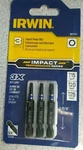 Irwin Power Bit Set PIECES,1/4" Shank, Pk 1837493. Fixed Price $8.00.