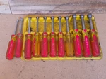 Vintage Matco Tools Nd Series 11 Pc W/ Extras Metric Nut Driver Set Usa 4-13 Mm. Fixed Price $60.00.